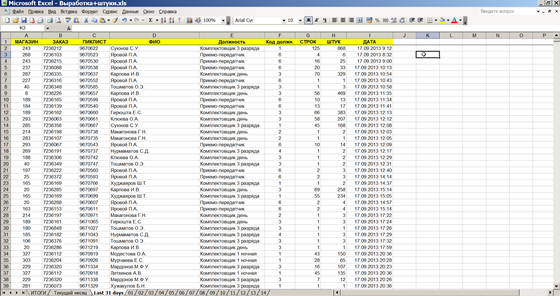 Складская аналитика: Биллинг